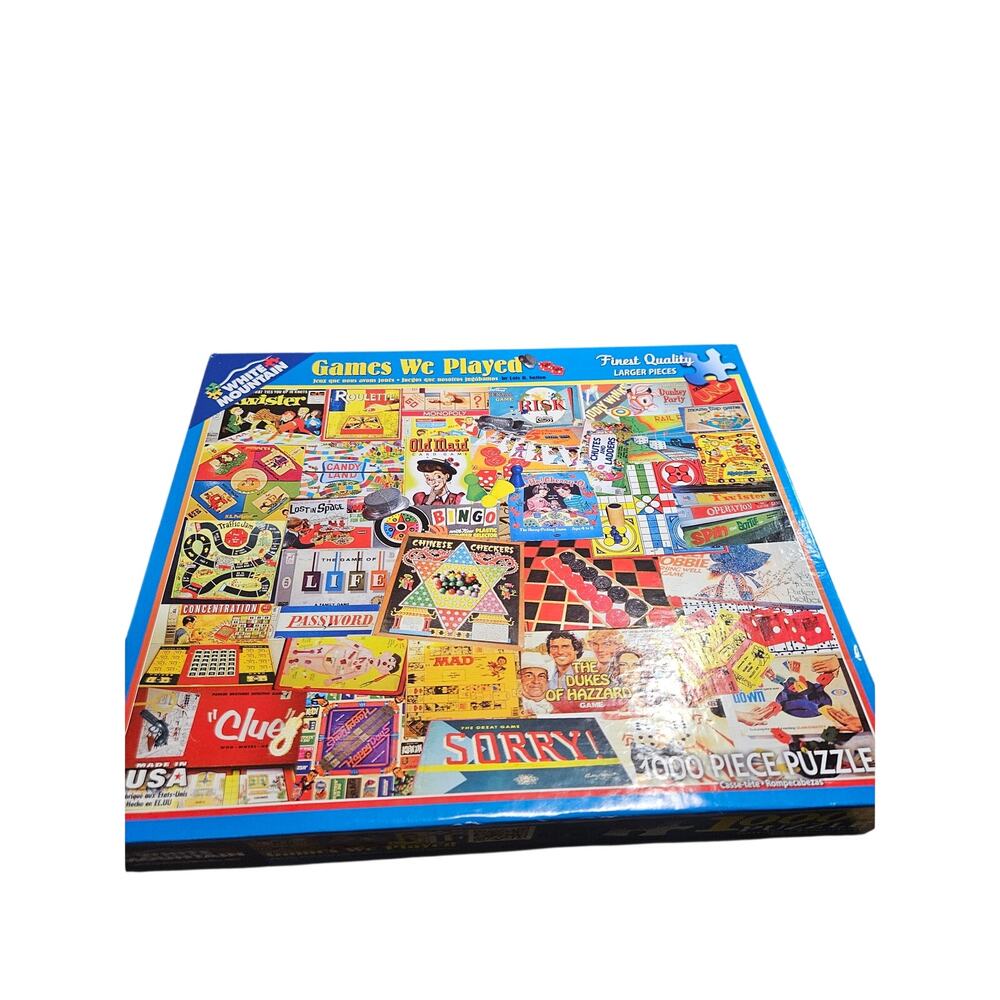 White Mountain Games We Played 1000 Piece Puzzle
